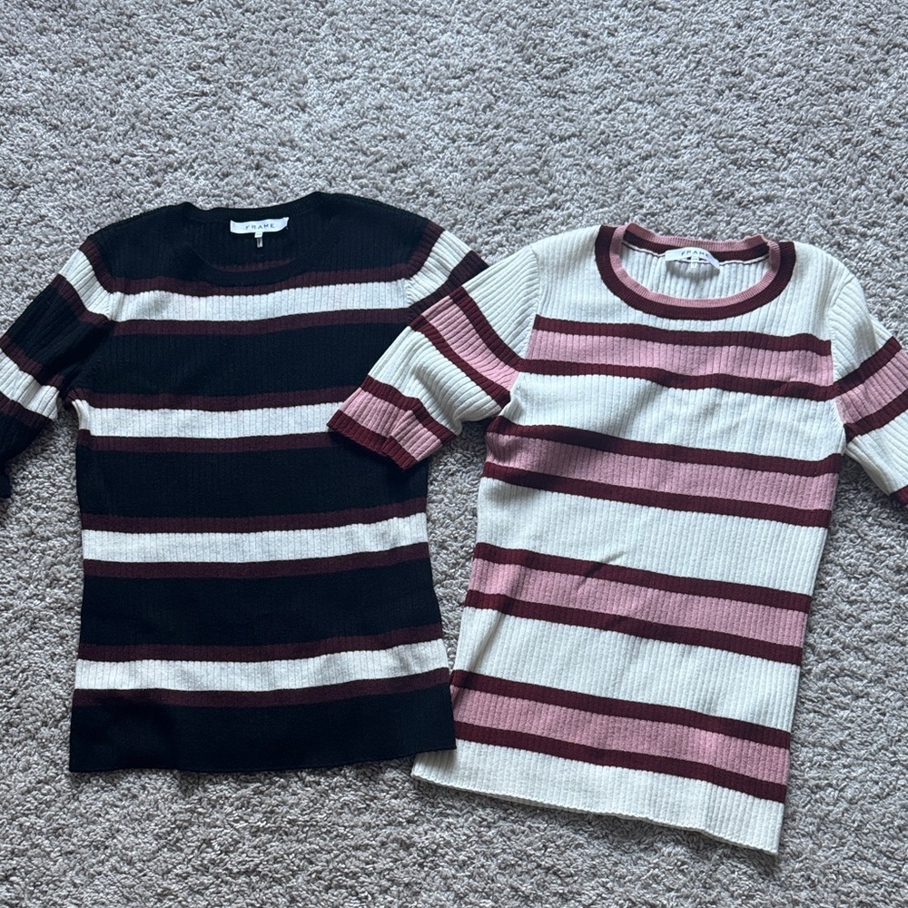Frame denim Striped wool tops